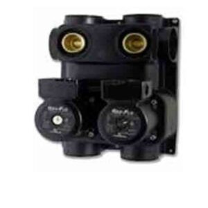 Double Pump Pressurized Flow Center, 3 speed, Brass Valve. Geothermal