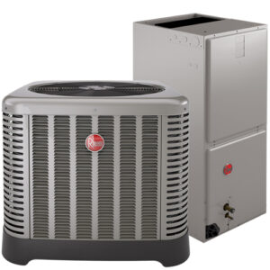 Rheem 1.5 Ton 14 SEER R410A ECM Complete Split System Heat Pump